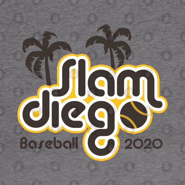 Slam Diego, Retro - White by KFig21
